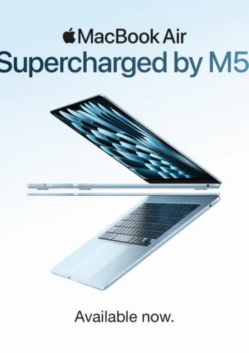 MACBOOK AIR M5 - AVAILABLE NOW