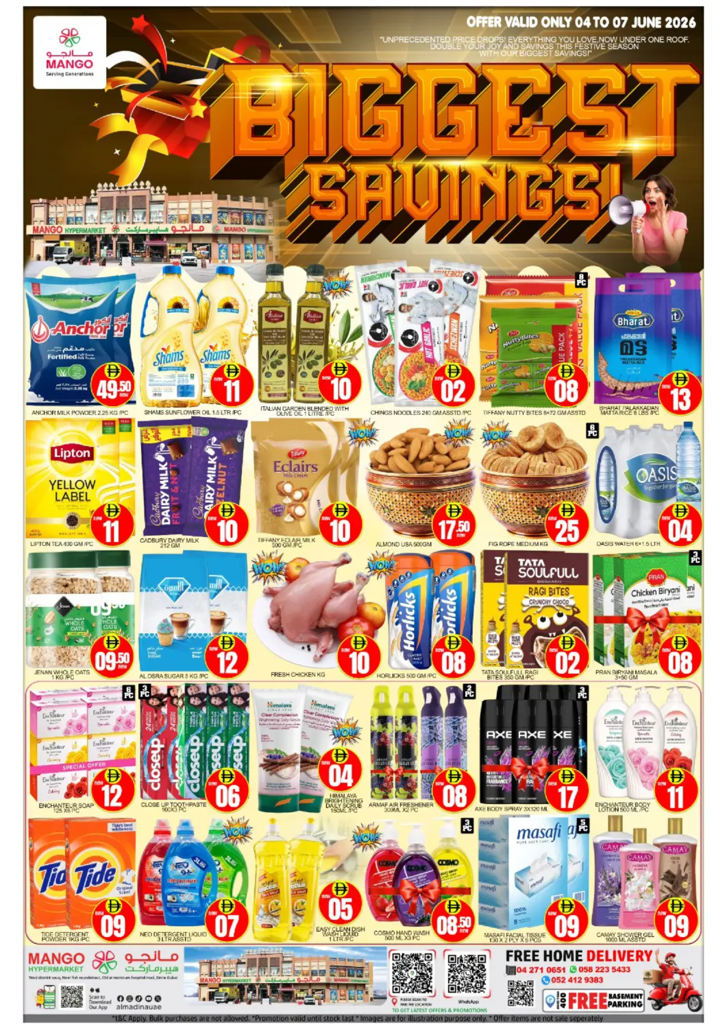 UAE - Dubai Mango Hypermarket LLC offers in D4D Online. Naif - Dubai. . Till 7th June