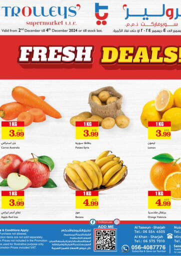 UAE - Dubai Trolleys Supermarket offers in D4D Online. Fresh Deals. . Till 4th December