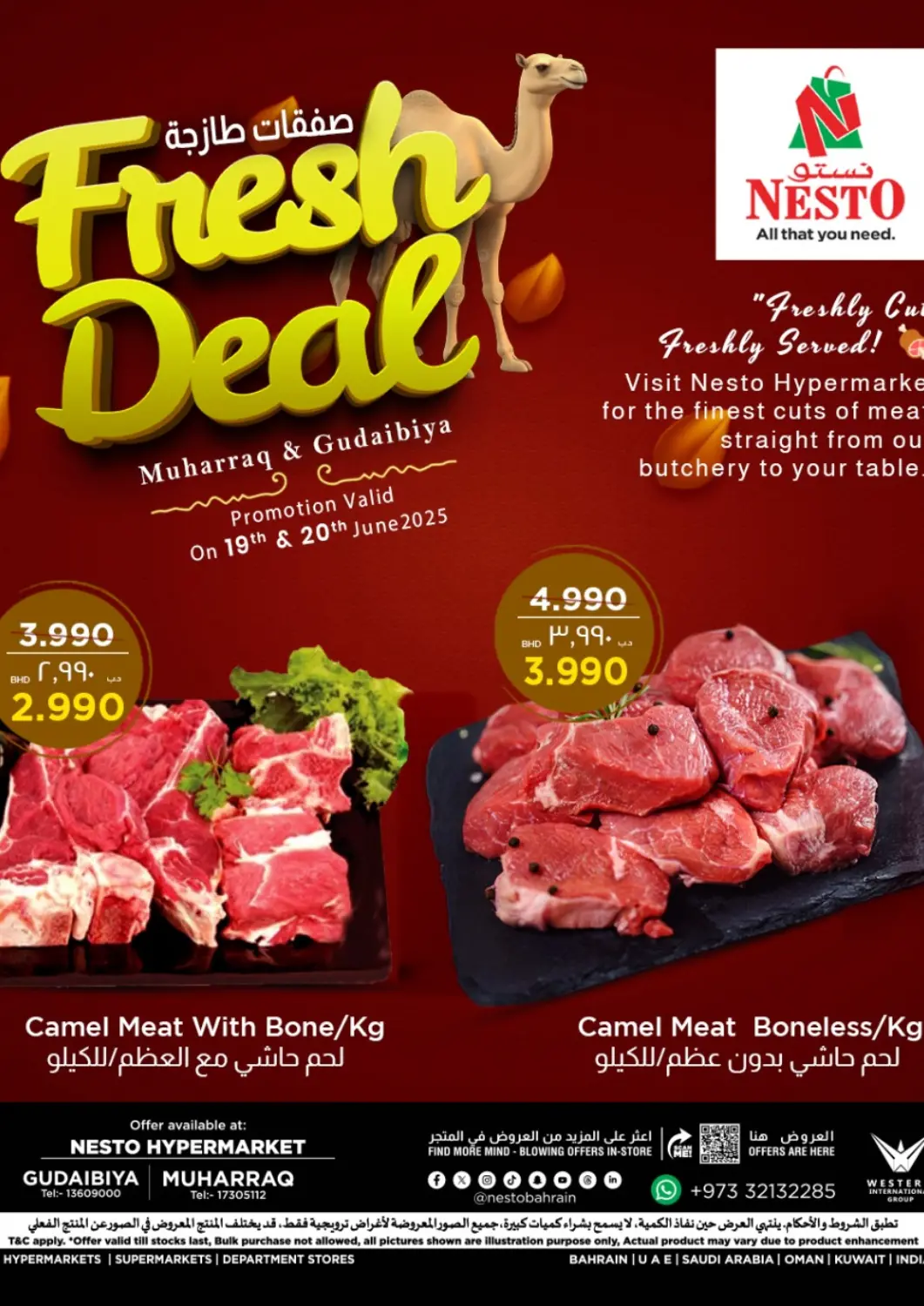Bahrain NESTO  offers in D4D Online. Fresh Deals. . Till 20th June