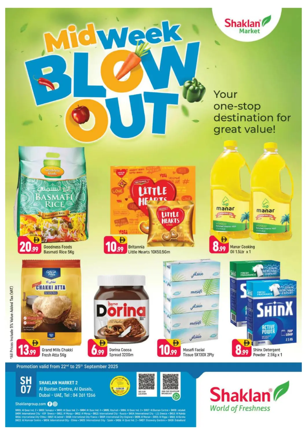 UAE - Dubai Shaklan  offers in D4D Online. Al Bustan Centre ,Al Qusais, Dubai. . Till 25th September