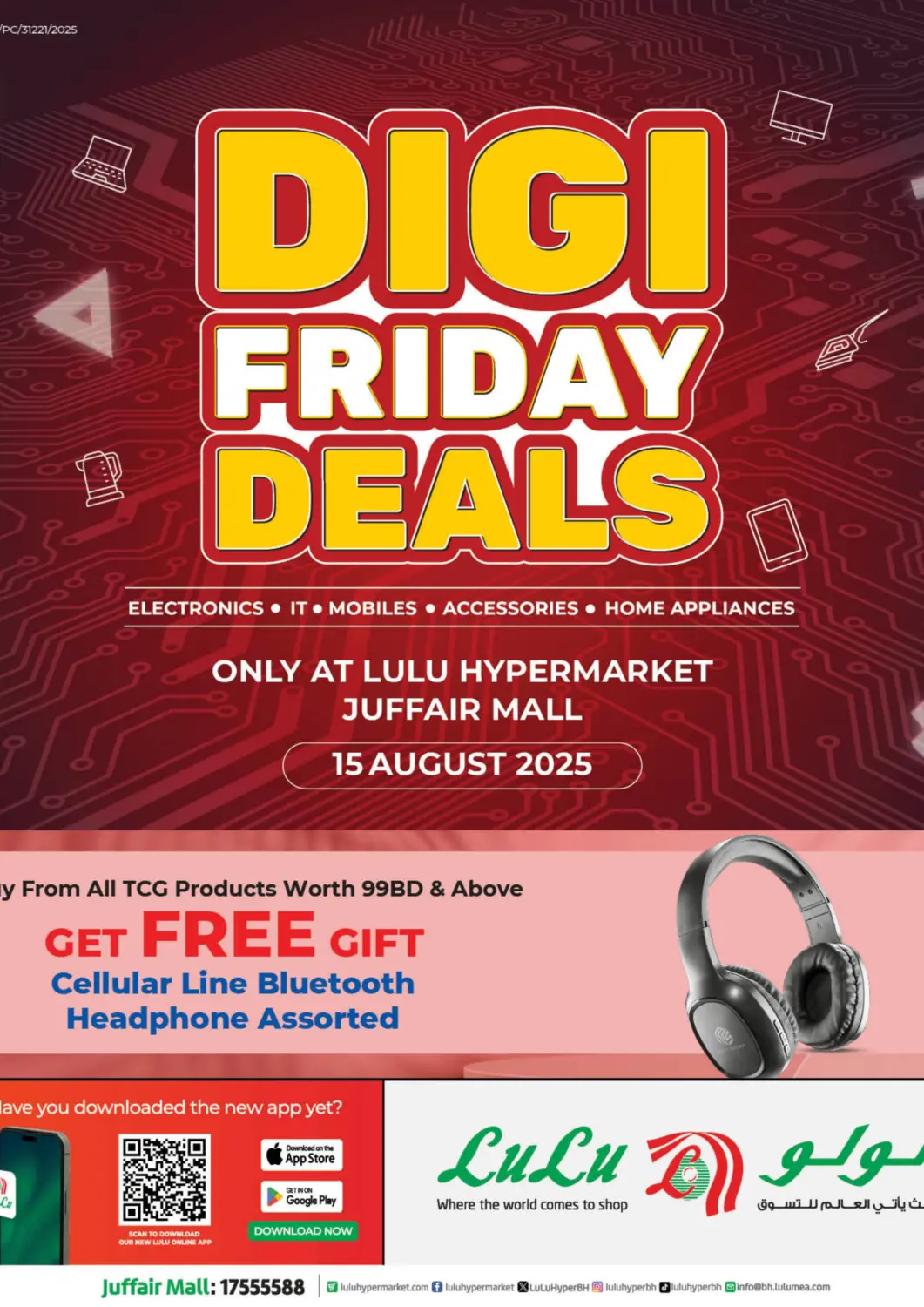 Bahrain LuLu Hypermarket offers in D4D Online. Digi Friday Deals. . Only On 15th August