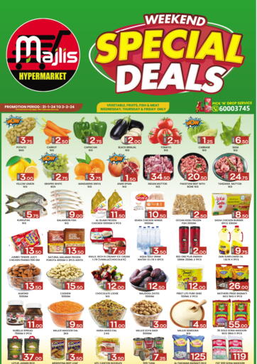 Qatar - Al Rayyan Majlis Hypermarket offers in D4D Online. Weekend Special Deals. . Till 3rd February