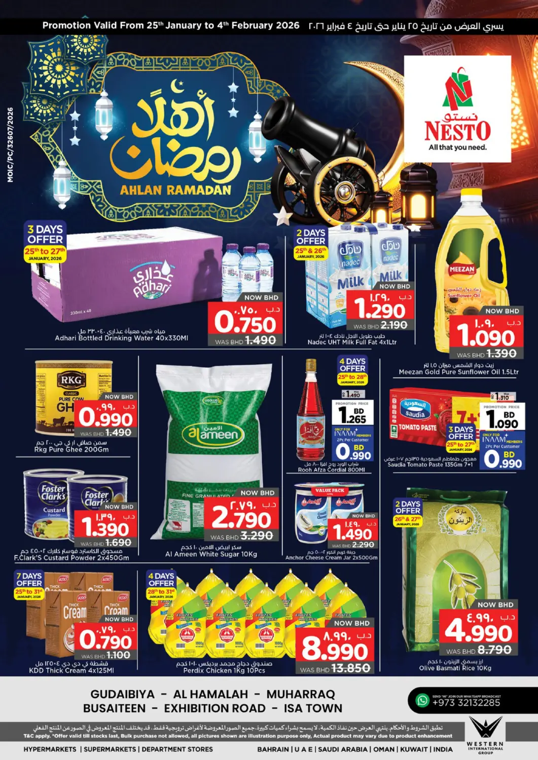 Bahrain NESTO  offers in D4D Online. Ahlan Ramadan. . Till 4th February