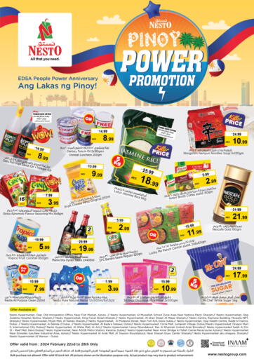 UAE - Ras al Khaimah Nesto Hypermarket offers in D4D Online. Pinoy Power Promotion. . Till 28th February