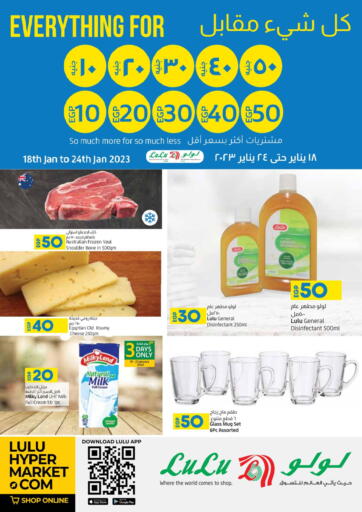 Egypt - Cairo Lulu Hypermarket  offers in D4D Online. Everything for 10,20,30 ,40,50 EGP. . Till 24th January