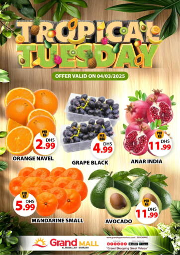 UAE - Sharjah / Ajman Grand Hyper Market offers in D4D Online. Al Musallah- Sharjah. . Only On 4th March