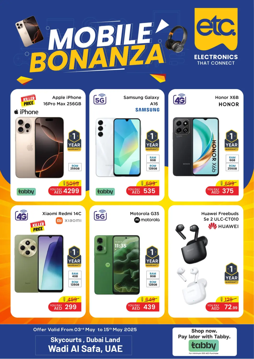 UAE - Dubai Mark & Save offers in D4D Online. Skycourts, Wadi Al Safa. . Till 15th May