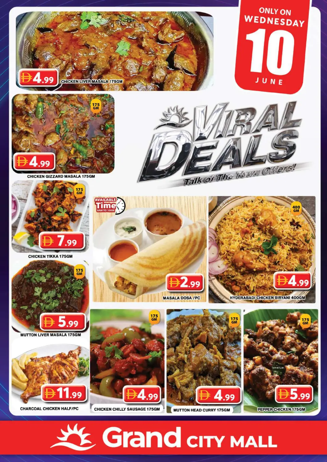 UAE - Dubai Grand Hyper Market offers in D4D Online. City Mall - Dubai. . Only On 10th June