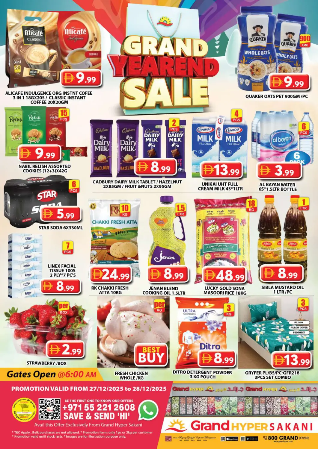 UAE - Dubai Grand Hyper Market offers in D4D Online. Grand Hyper Sakani. . Till 28th December