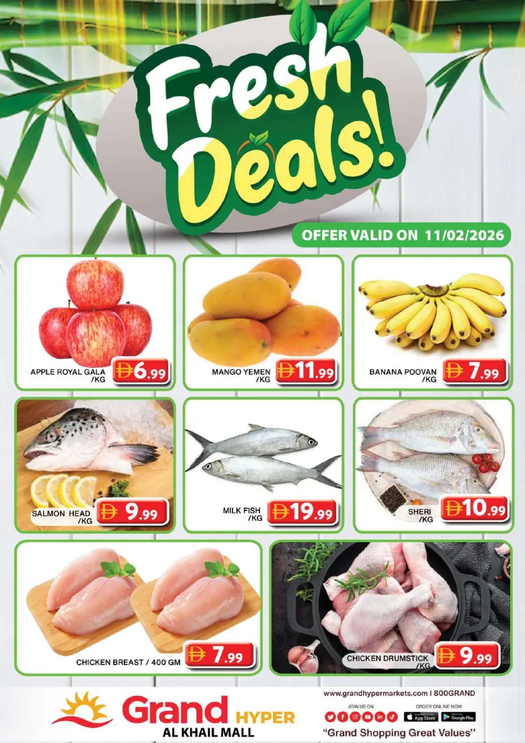 UAE - Dubai Grand Hyper Market offers in D4D Online. Al Khail Mall - Dubai. . Only On 11th February