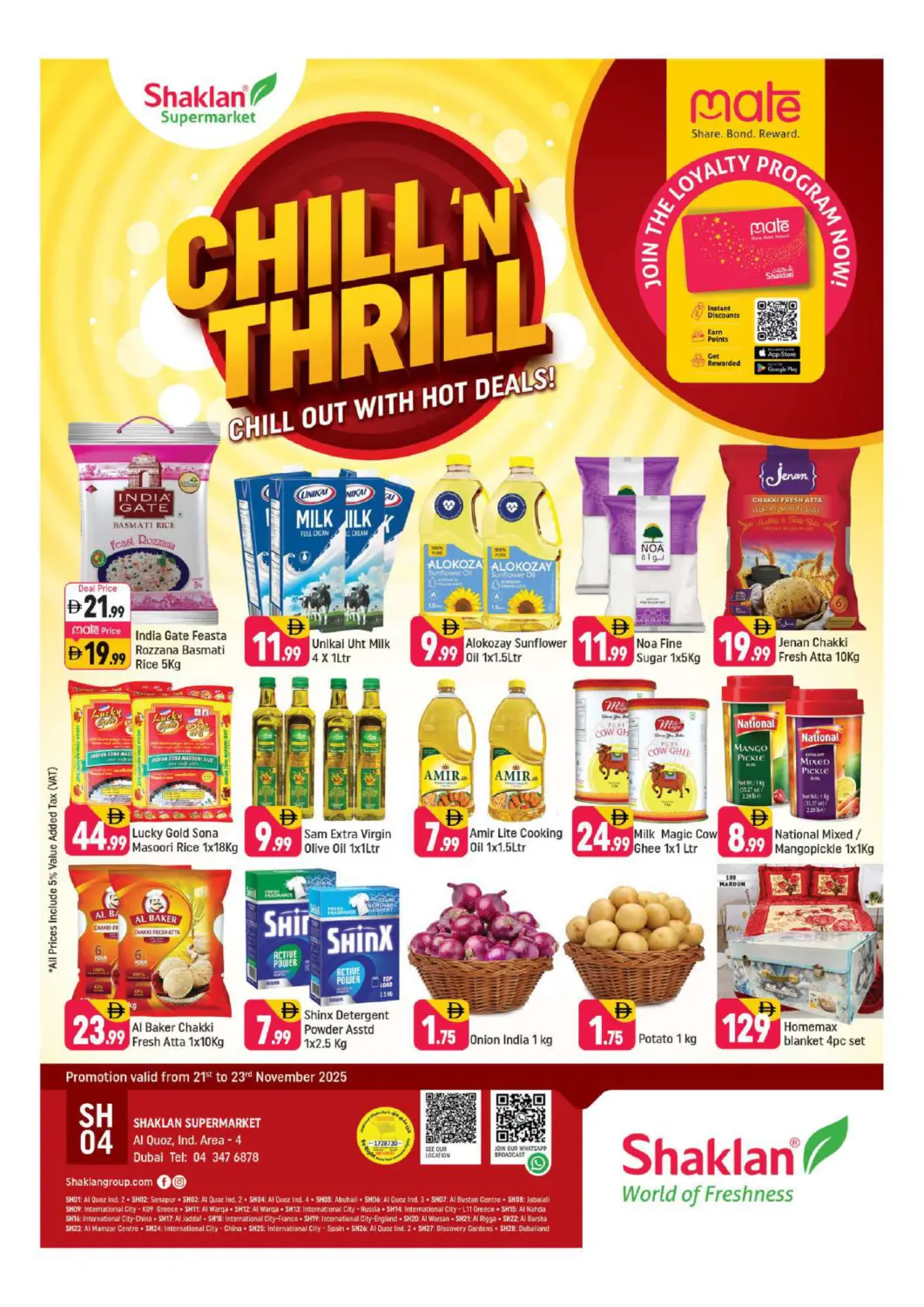 UAE - Dubai Shaklan  offers in D4D Online. Al Quoz Industrial Area 4- Dubai. . Till 23rd November