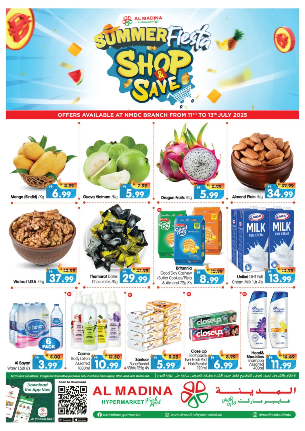 UAE - Abu Dhabi Al Madina Hypermarket offers in D4D Online. NMDC Branch. . Till 13th July