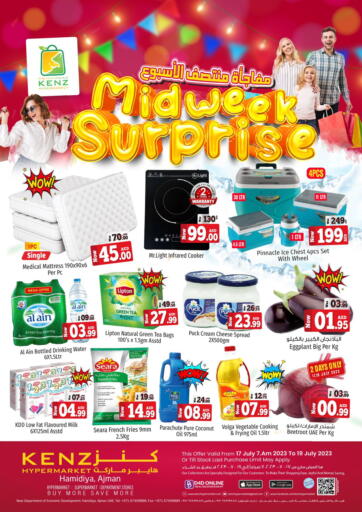 UAE - Sharjah / Ajman Kenz Hypermarket offers in D4D Online. Midweek Surprise. . Till 19th July