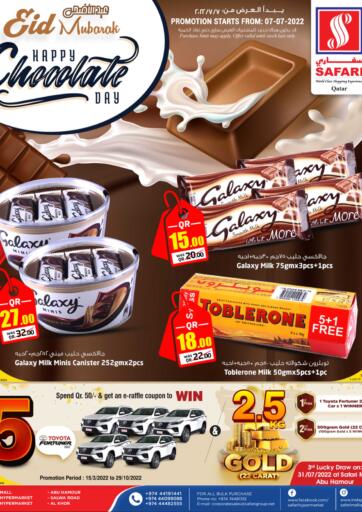 Qatar - Al Daayen Safari Hypermarket offers in D4D Online. Happy Chocolate Day. . Till 11th July