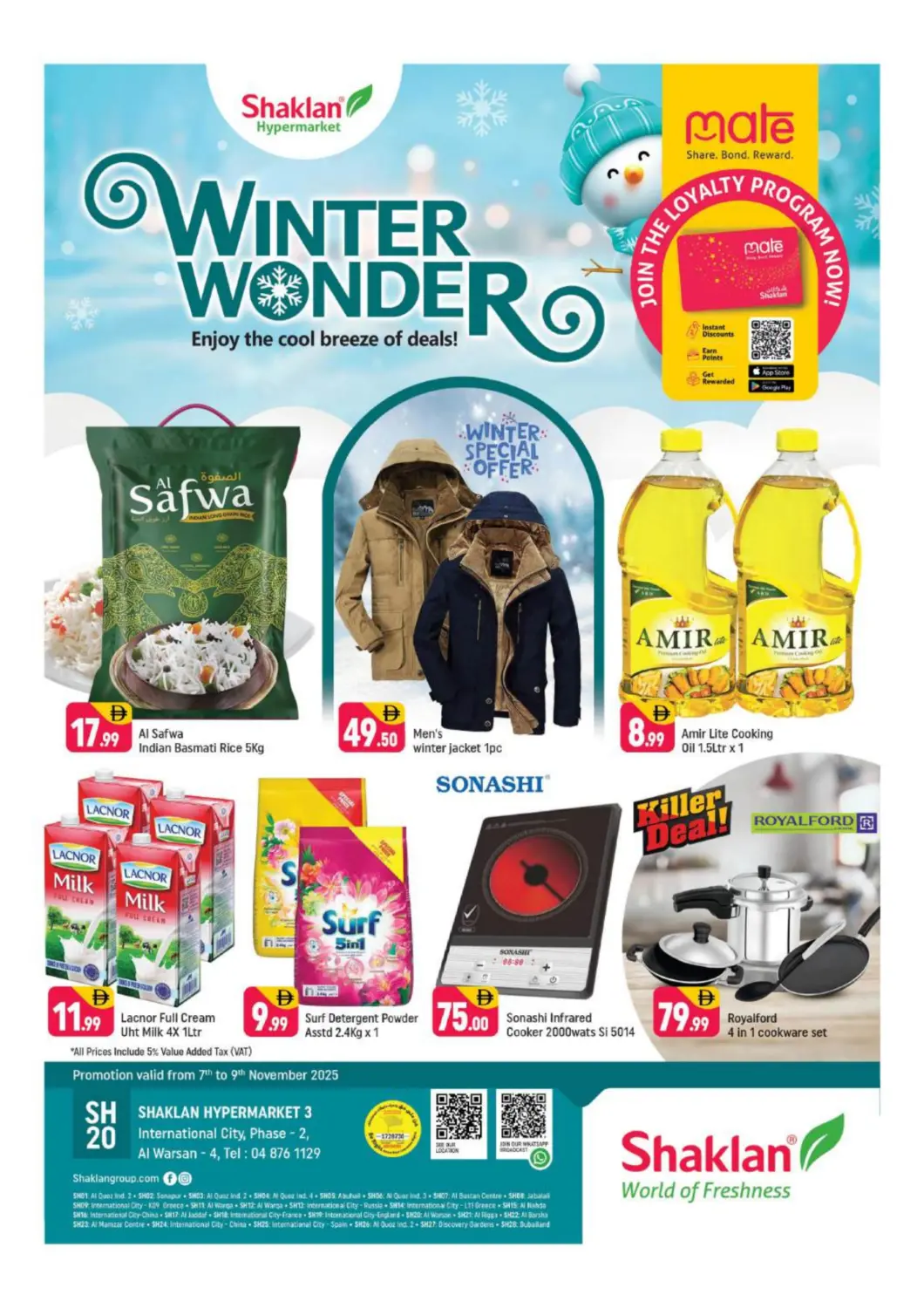 UAE - Dubai Shaklan  offers in D4D Online. IC Phase 2, Al Warsan 4, Dubai. . Till 9th November