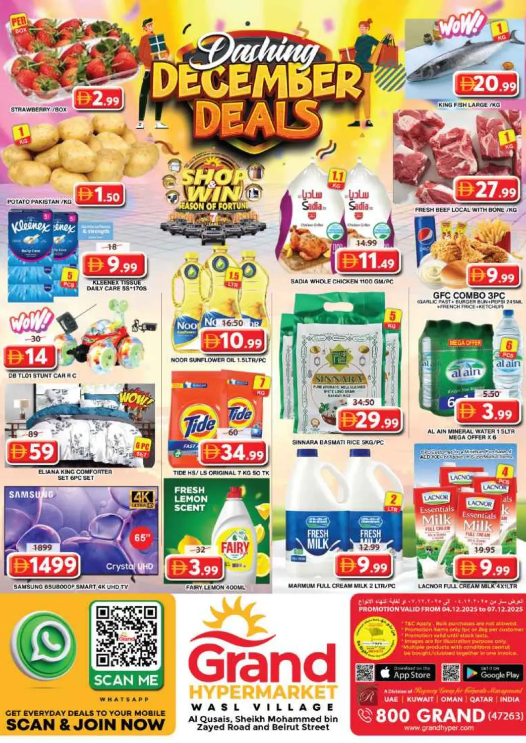 UAE - Dubai Grand Hyper Market offers in D4D Online. Wasl Village, Dubai. . Till 7th December