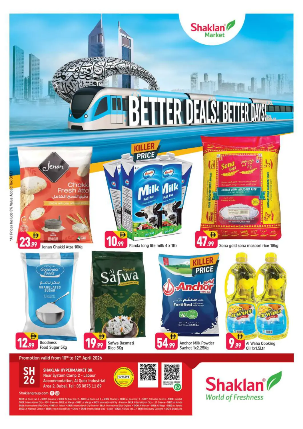UAE - Dubai Shaklan  offers in D4D Online. Al Quoz - Ind area-2, Dubai. . Till 12th April