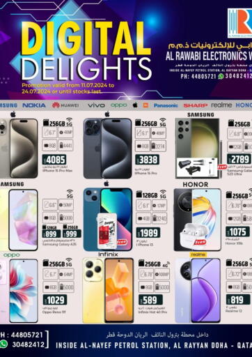 Qatar - Doha Al Rawabi Electronics offers in D4D Online. Digital Delights. . Till 24th July