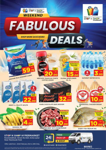 Qatar - Al Rayyan Doha Stop n Shop Hypermarket offers in D4D Online. Weekend Fabulous Deals. . Till 24th February