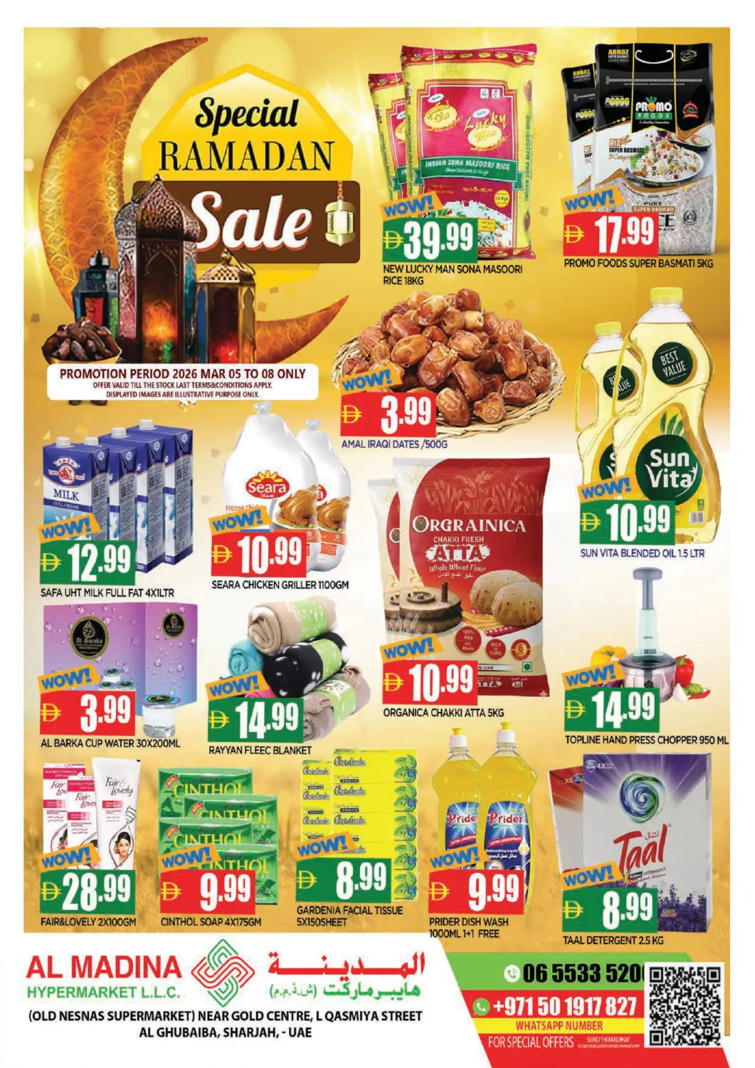 UAE - Sharjah / Ajman AL MADINA offers in D4D Online. Qasimiya - Sharjah. . Till 8th March