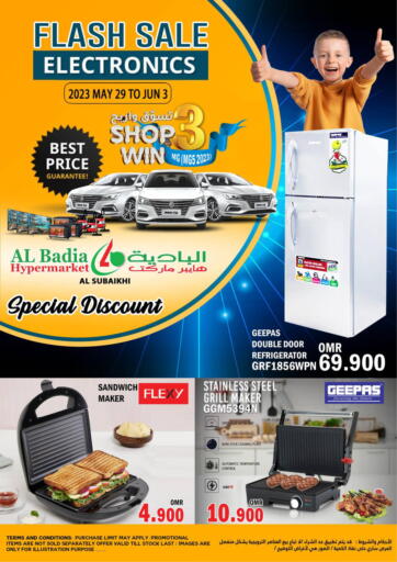 Oman - Muscat AL Badia Hypermarket offers in D4D Online. Special Discount. . Till 3rd June