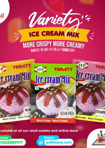 Variety Ice Cream mix