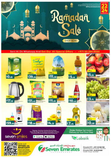 UAE - Abu Dhabi Seven Emirates Supermarket offers in D4D Online. Ramadan Sale. . Till 24th March