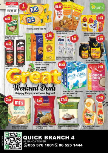 UAE - Sharjah / Ajman Quick Supermarket offers in D4D Online. Al Nahda Tower. . Till 8th September