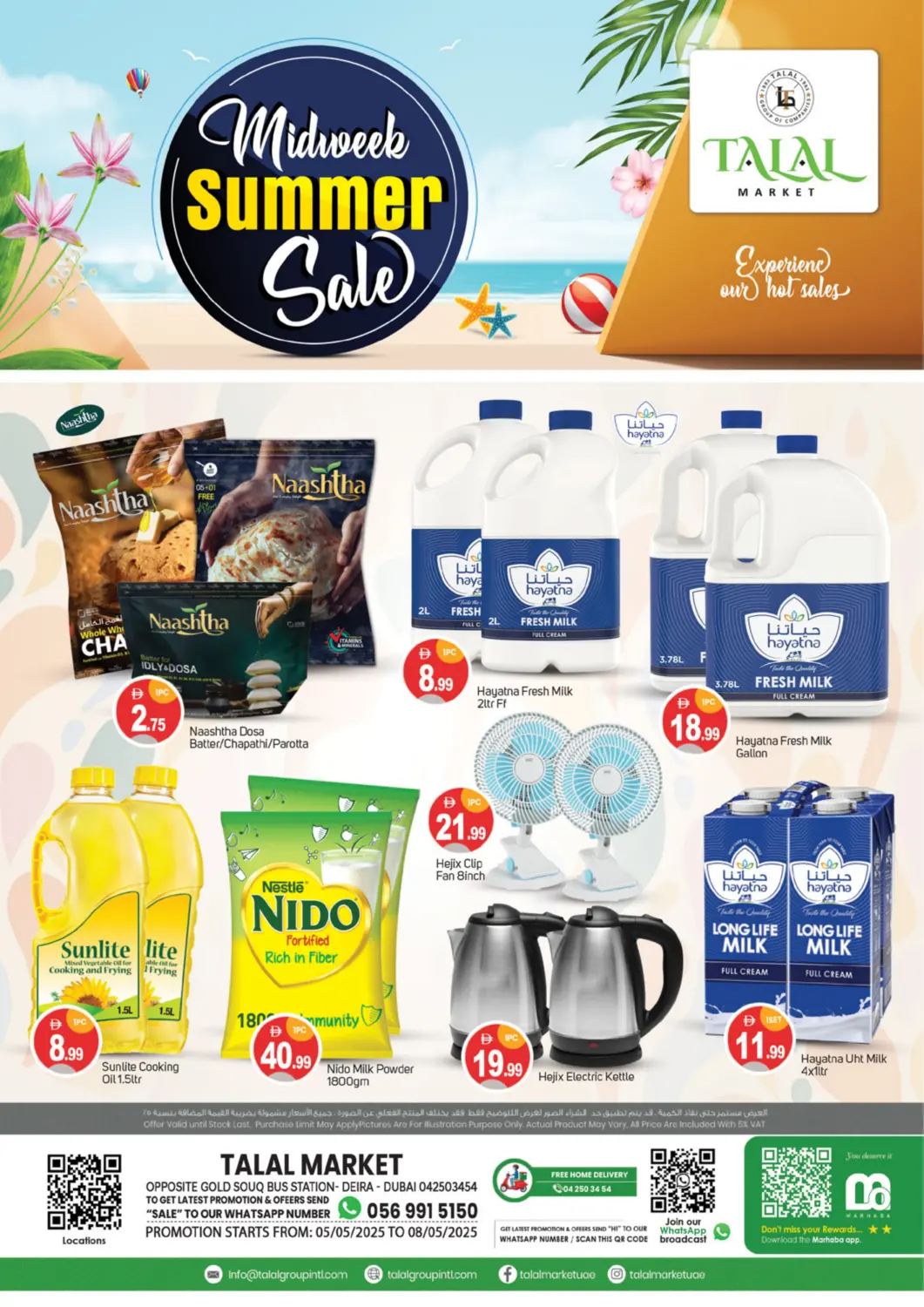 UAE - Dubai TALAL MARKET offers in D4D Online. Gold Souq-Deira. . Till 8th May
