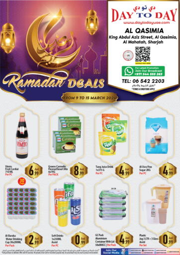 UAE - Sharjah / Ajman Day to Day Department Store offers in D4D Online. Al Qasimia, Sharjah - Ramadan Deals. . Till 15th March
