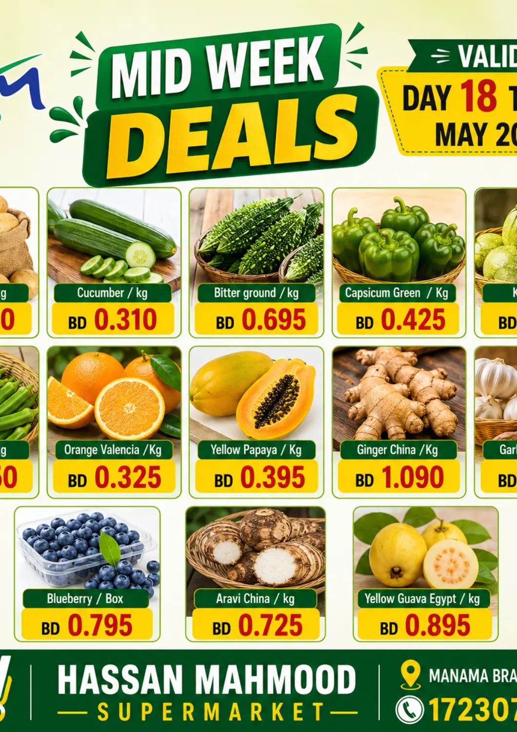 Bahrain Hassan Mahmood Group offers in D4D Online. Midweek Deals. . Till 20th May