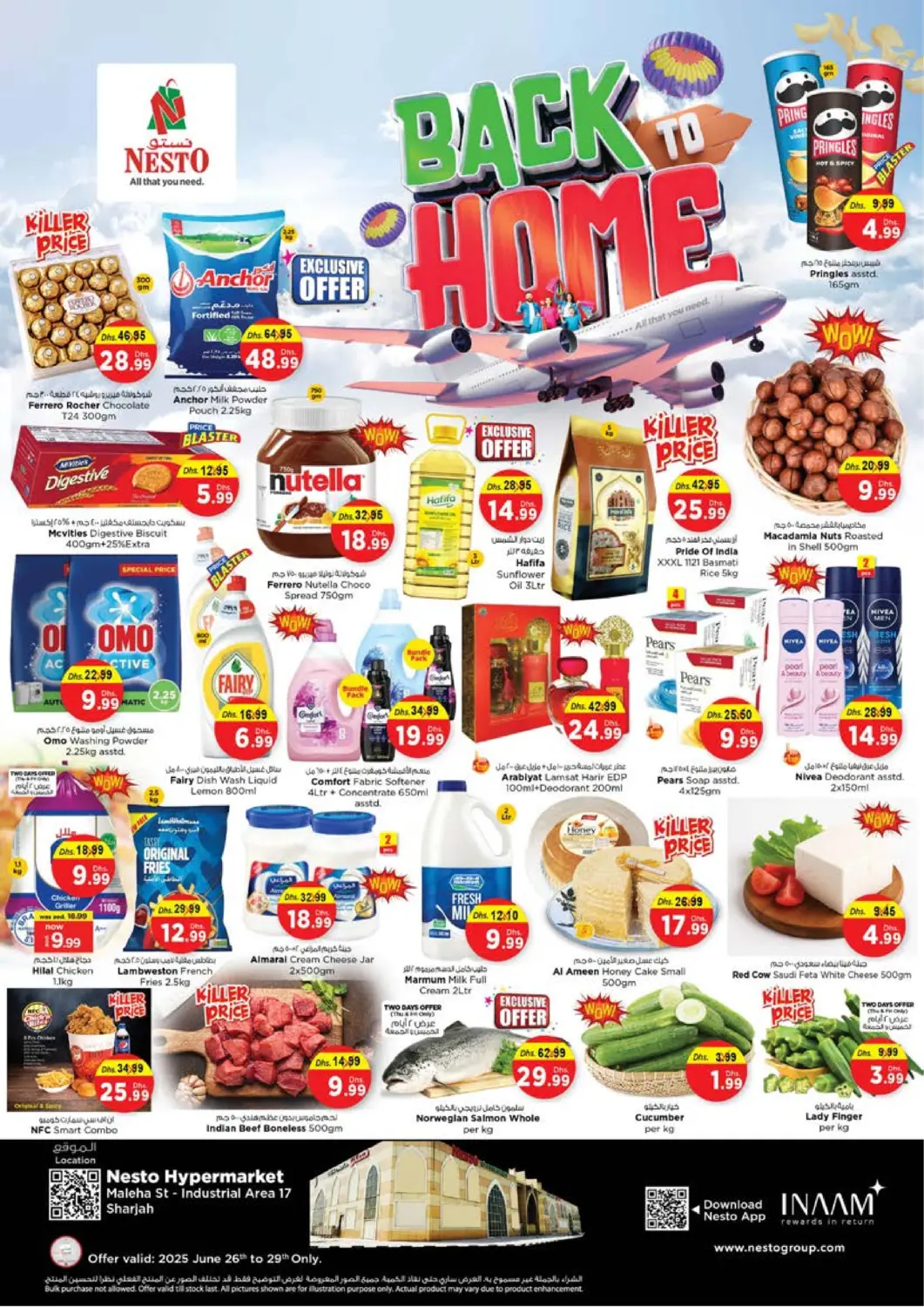 UAE - Ras al Khaimah Nesto Hypermarket offers in D4D Online. Maleha St - Sharjah. . Till 29th June