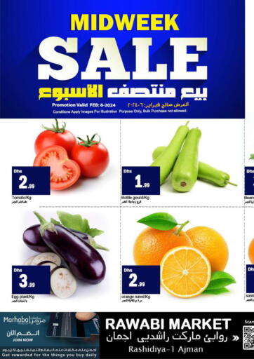 UAE - Sharjah / Ajman Rawabi Market Ajman offers in D4D Online. Rashidiya - Ajman. . Only On 6th February