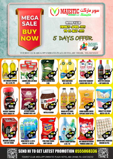UAE - Abu Dhabi Majestic Supermarket offers in D4D Online. Mega Sale. . Till 1st May
