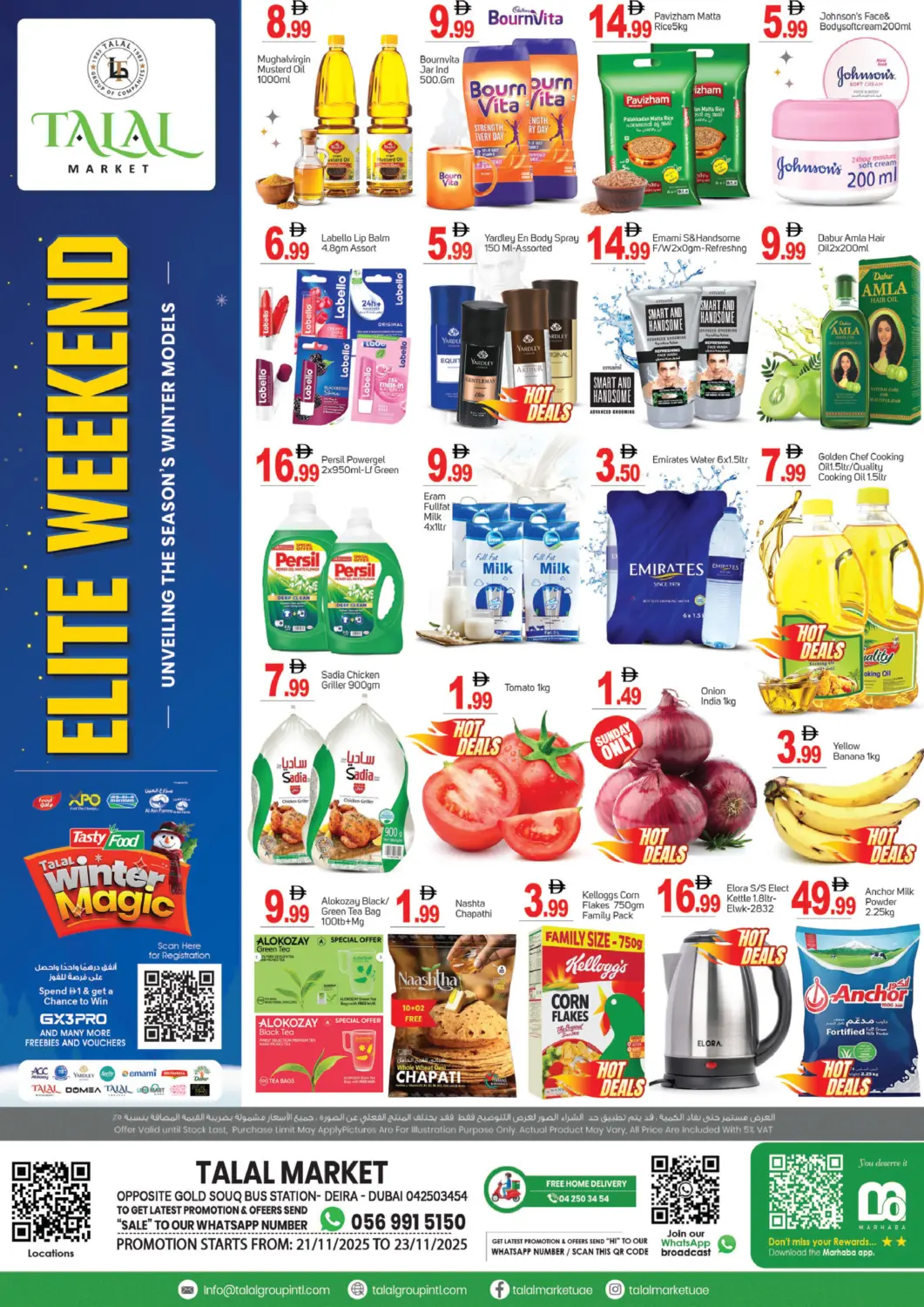 UAE - Dubai TALAL MARKET offers in D4D Online. Gold Souq - Deira. . Till 23rd November