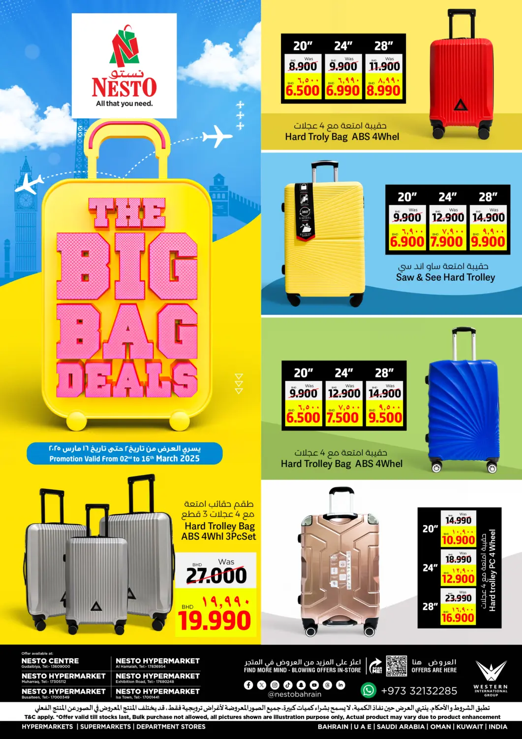 Bahrain NESTO  offers in D4D Online. The Big Bag Deals. . Till 16th March