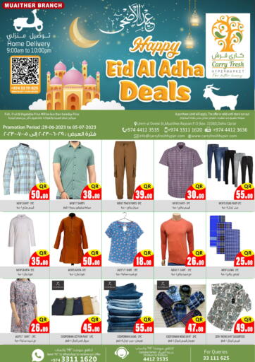 Qatar - Al-Shahaniya Carry Fresh Hypermarket offers in D4D Online. Happy Eid Al Adha Deals. . Till 5th July