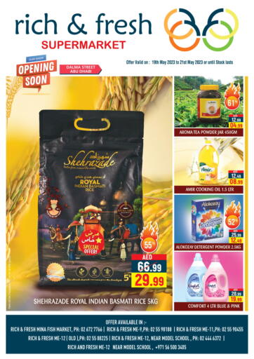 UAE - Abu Dhabi Rich & Fresh Supermarket offers in D4D Online. Weekend Offers. . Till 21st May