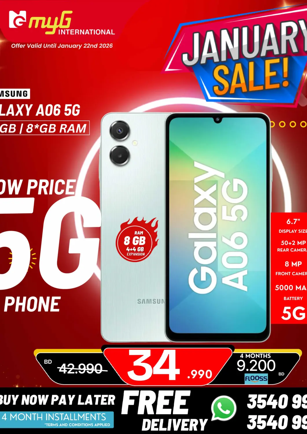 Bahrain MyG International offers in D4D Online. January Sale!. . Till 22nd January