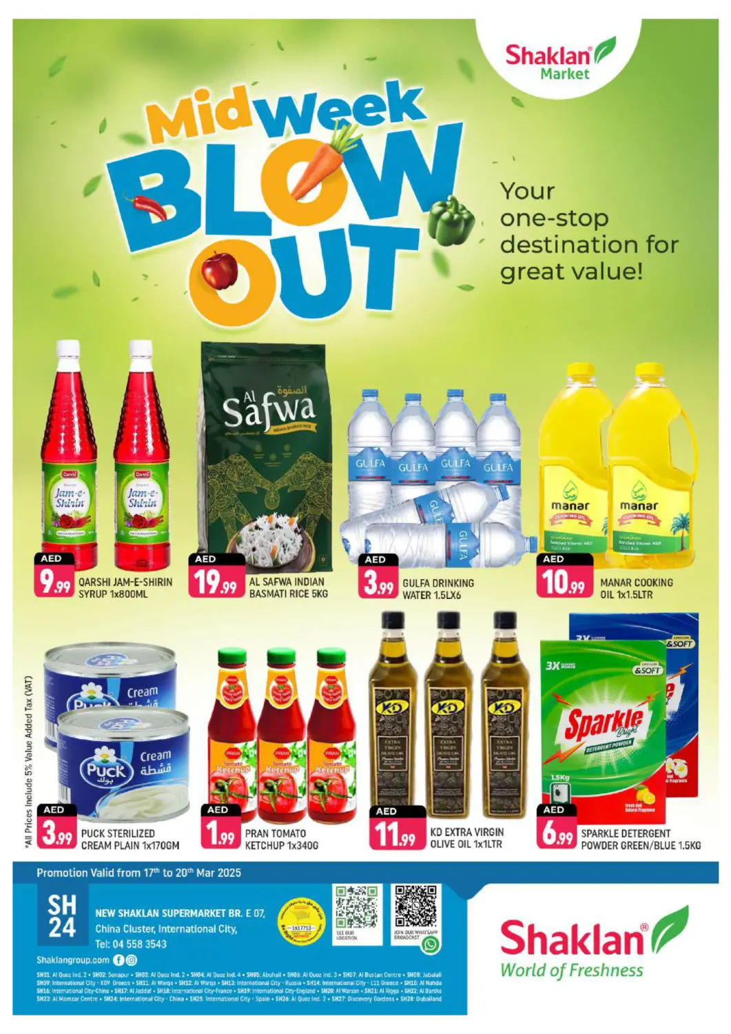 UAE - Dubai Shaklan  offers in D4D Online. China Cluster, International City. . Till 20th March