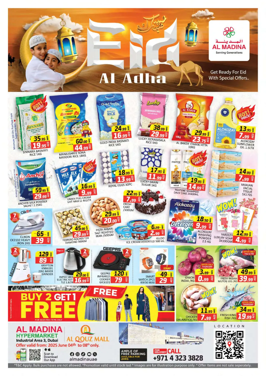 UAE - Dubai Al Madina  offers in D4D Online. Al Quoz Ind Area 2, Dubai. . Till 8th June