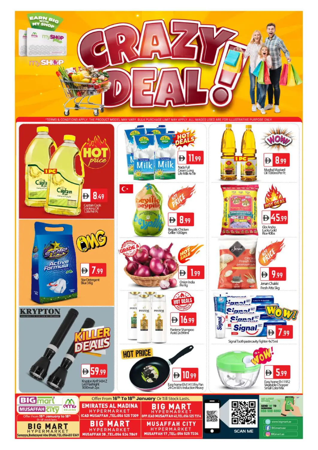 UAE - Abu Dhabi BIGmart offers in D4D Online. Badazayed-Abu Dhabi. . Till 18th January