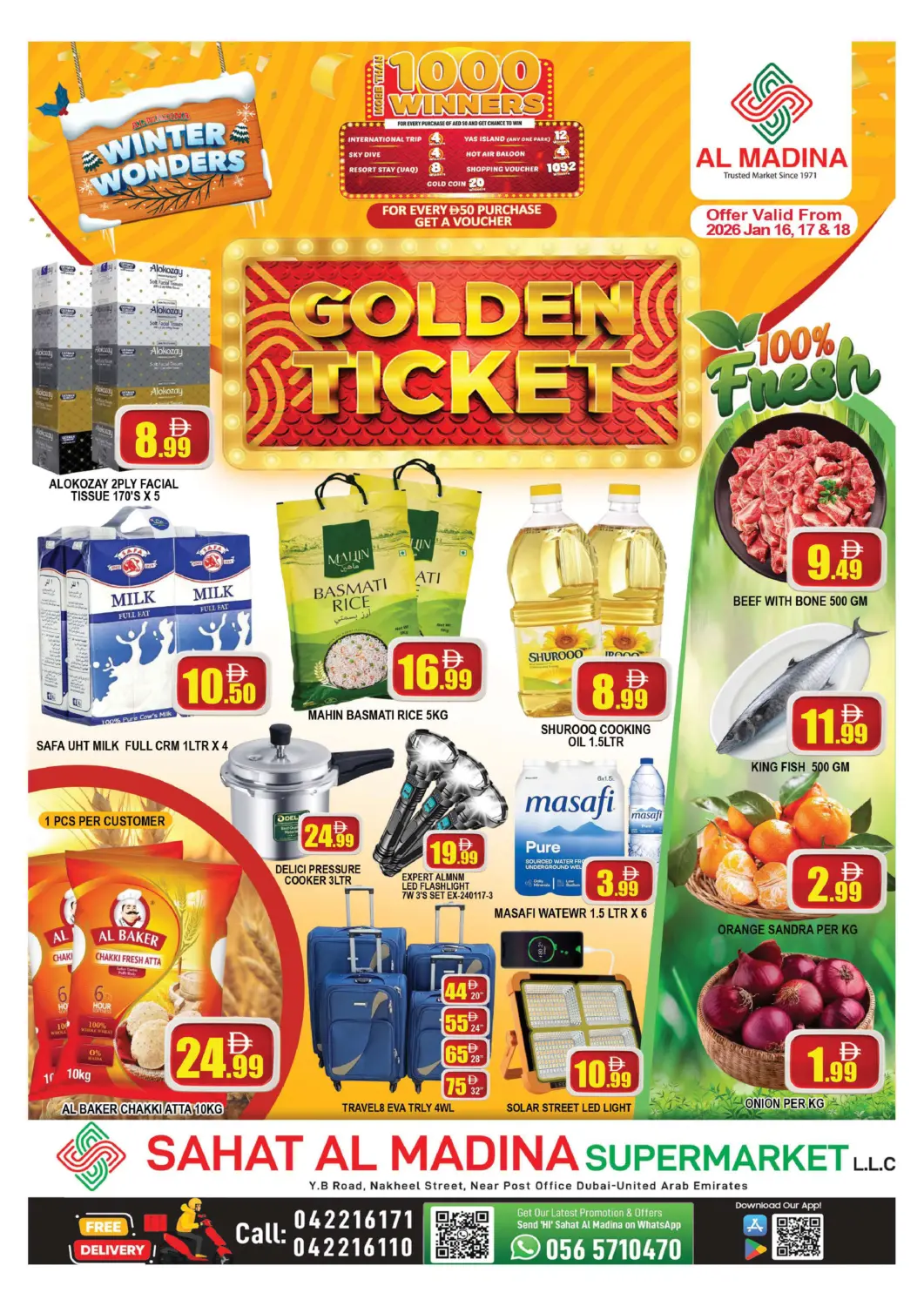 UAE - Dubai AL MADINA (Dubai) offers in D4D Online. Sahat Al Madina-Deira. . Till 18th January