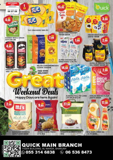 UAE - Sharjah / Ajman Quick Supermarket offers in D4D Online. Tiger Building, Al Nahda, Sharjah. . Till 8th September