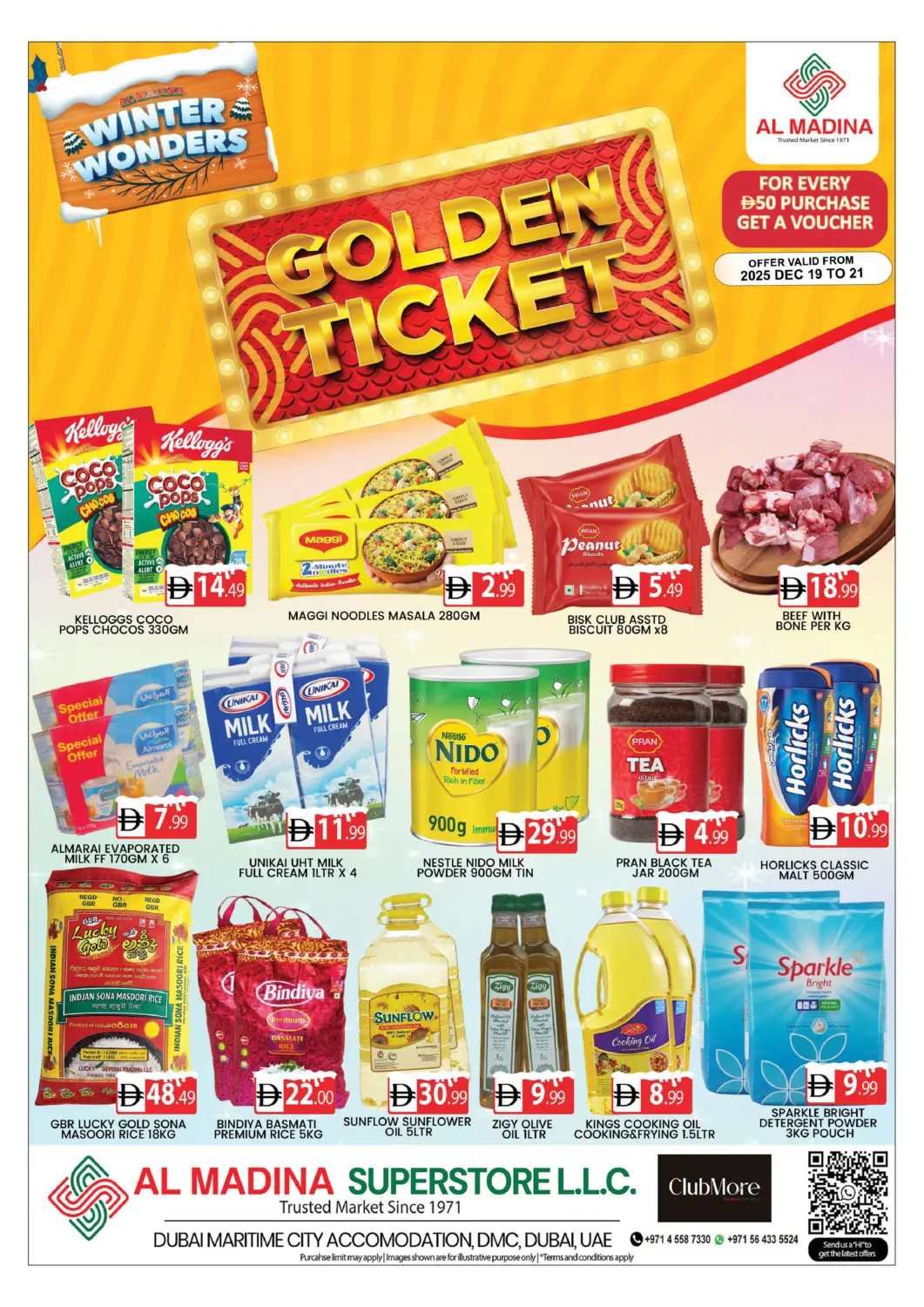 UAE - Dubai AL MADINA (Dubai) offers in D4D Online. Dubai Maritime City. . Till 21st December