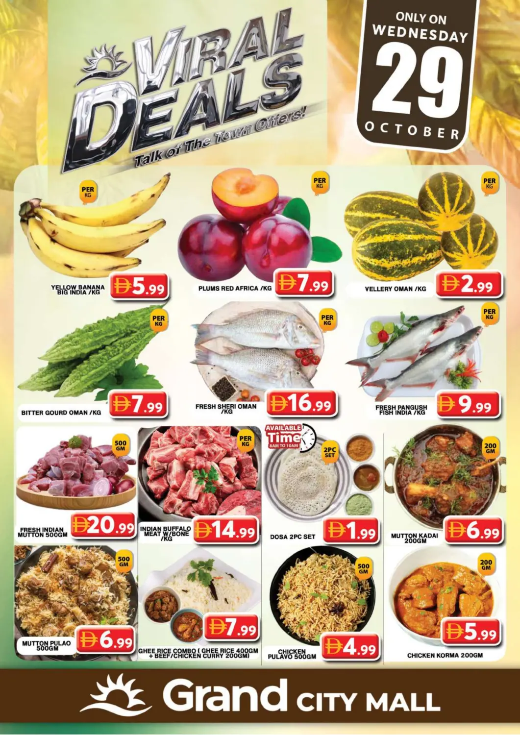 UAE - Dubai Grand Hyper Market offers in D4D Online. Grand City Mall, Dubai. . Only On 29th October