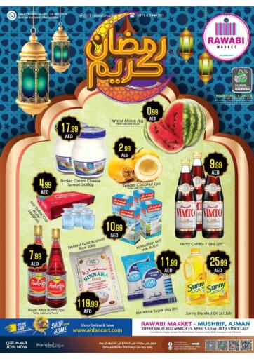 UAE - Sharjah / Ajman Rawabi Market Ajman offers in D4D Online. Ramadan Kareem@ mushrif- Ajman. . Till 03rd April
