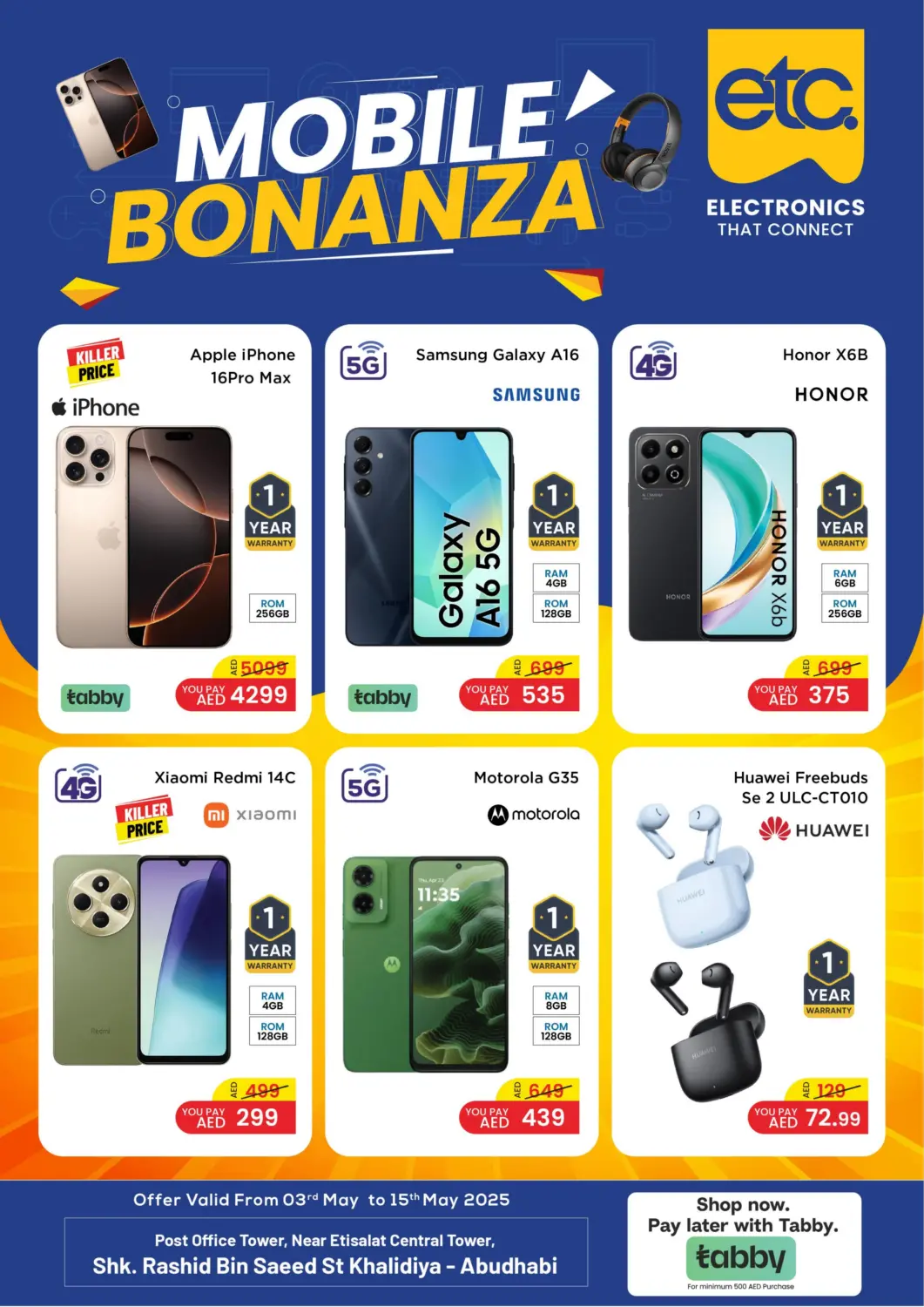 UAE - Abu Dhabi Mark & Save offers in D4D Online. Khalidiya- Abu Dhabi. . Till 15th May