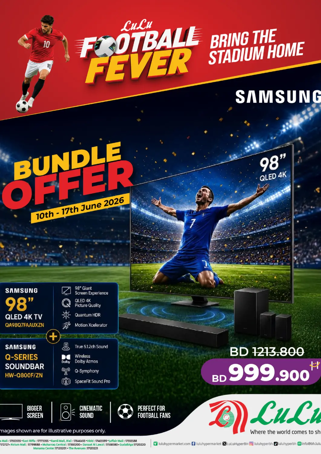 Bahrain LuLu Hypermarket offers in D4D Online. Samsung Bundle Offer. . Till 17th June